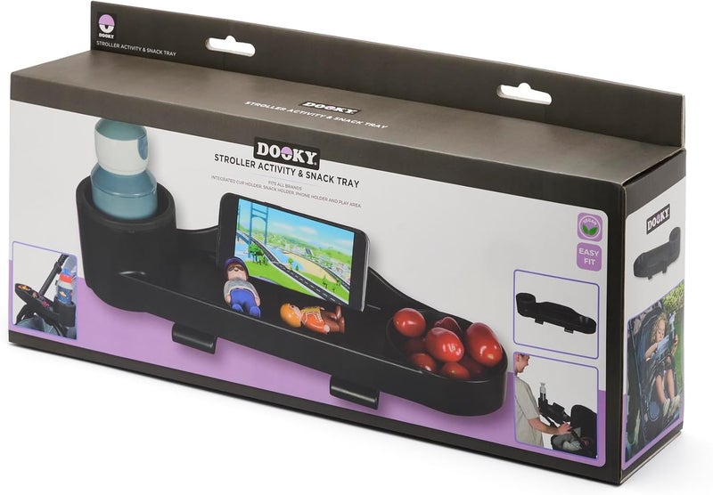 Dooky Stroller Snack Tray - Universal Design for Snacks and Activities - Image 2